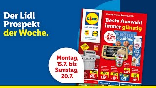 Der Lidl Prospekt der Woche  Angebote von Montag 1507 bis Samstag 2007 [upl. by Anauqcaj]