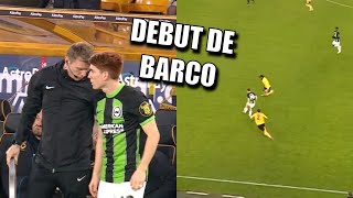 ASÍ FUE el DEBUT de VALENTÍN BARCO en INGLATERRA  Brighton vs Wolverhampton [upl. by Kneeland]