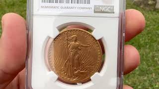 1908S Double Eagle NGC AU55 20 Saint Gaudens Featured Video [upl. by Anehsuc284]