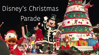 Disney’s Christmas Parade at Disneyland Paris 4K Full Parade [upl. by Kruter]