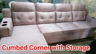 Sofa combed Corner Recliner with storage box New Sofa design furniture [upl. by Greggory]