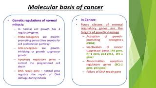 Biochemical Basis of Carcinogenesis 6naglaa [upl. by Aicirtal]