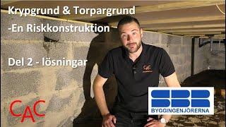 Krypgrund amp Torpargrund fortsättning  Överlåtelsebesiktning amp husbesiktning Malmö  Del 2 av 2 [upl. by Mufinella]