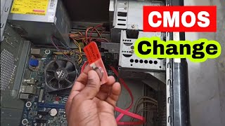 How To Replace CMOS battery in CPU Live Demo [upl. by Vange78]