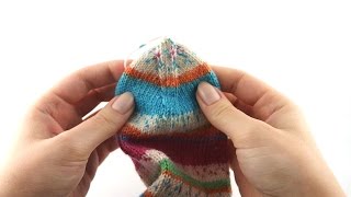 How to Knit Socks 8 Kitchener Stitch [upl. by Sawyor965]