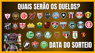 COPA DO BRASIL  DEFINIDA DATA DO SORTEIO  POTES [upl. by Bartel960]