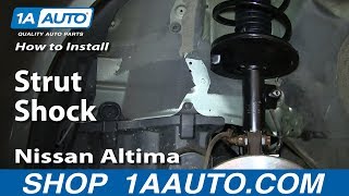 How to Replace Strut amp Spring Assembly 0206 Nissan Altima [upl. by Notyalk]