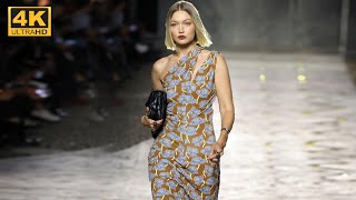 Versace  SpringSummer 2025  Milan Fashion Week  4K [upl. by Sacrod]