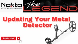 How to Update the Nokta Legend Metal Detector [upl. by Laumas]