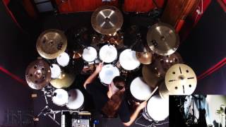 HATE  Indestructible Pillar Official Drum Playthrough  Napalm Records [upl. by Rintoul203]