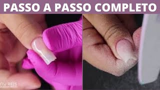 Alongamento Fibra de Vidro em sí mesma 😮  Passo a Passo COMPLETO [upl. by Danyelle]