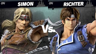 Simon vs Richter Castlevania [upl. by Cran]