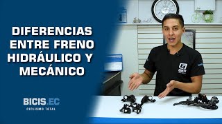 RUTA CLETA  DIFERENCIAS ENTRE FRENO MECÁNICO Y FRENO HIDRÁULICO DE BICICLETAS [upl. by Forta]