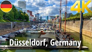 Düsseldorf Germany walking tour 4K 60fps [upl. by Raquel]