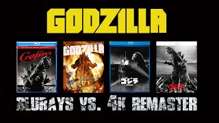 GODZILLA 1954 Blurays vs 4K Remaster [upl. by Yttap]