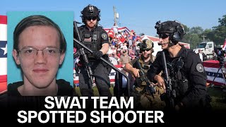 Trump rally shooting SWAT team spotted shooter at least 2 minutes before shots [upl. by Julis]