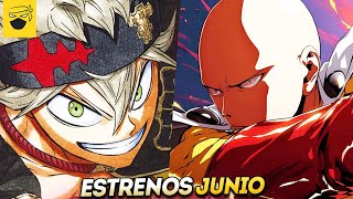 🔥ESTRENOS ANIME IMPERDIBLES JUNIO 2024 NETFLIX Crunchyroll Disney Animeflv xd y más [upl. by Elrod]