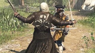 Assassins Creed 4 Black Flag Pirate Edward Killing Spree amp Jackdaw vs Hunter Ships [upl. by Summers]