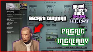 NEW METHOD How to get the SECRET GUNMAN Patrick McReary  GTA Online Diamond Casino Heist [upl. by Jallier486]