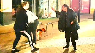 GYPSY TRAVELLER GIRL GOES BARE KNUCKLE ON HARD MAN  PART 1 [upl. by Noiramaj]