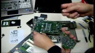 How to disassemble HP Pavilion dm41000 motherboard [upl. by Janeta]