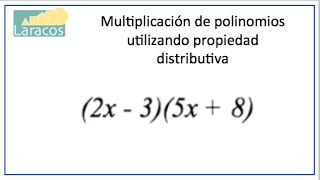 Polinomios como propiedad distributiva [upl. by Nomaj]