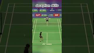 deception skills badminton trickshots bulutangkis tunggalputra [upl. by Netsoj]