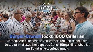 BürgerBrunch lockt 1000 Celler in die Celler Innenstadt [upl. by Zampardi]