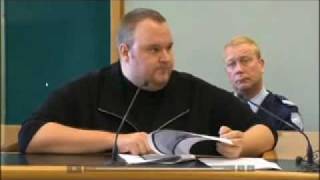 MEGAUPLOAD  Kim Dotcom proves judge wrong in court [upl. by Imat]