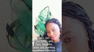 DIY Fascinator Easy Beautiful Quick amp Stunning Headpiece Tutorials diy fascinator diy [upl. by Shargel]