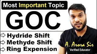 GOC  Hydride Shifting  Methyde shifting  Ring Expansion  Super Easy way of Organic Chemistry [upl. by Eugenio]