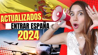 ACTUALIZADO MIGRACIONES 😱😱😱 NUEVOS Requisitos para ENTRAR España 2024 [upl. by Agarhs]