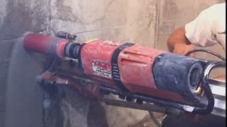 Hilti DD350 KOMPLETTE KERNBOHRUNG online VIDEO HD [upl. by Werdn]