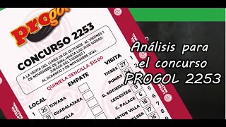 Progol 2253  Análisis completo [upl. by Natek]