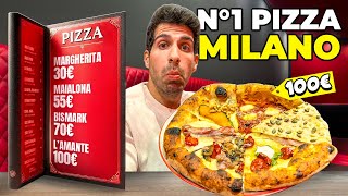 MANGIO TUTTO IL MENÚ DELLA PIZZERIA PIÚ FAMOSA DI MILANO [upl. by Noseyt]