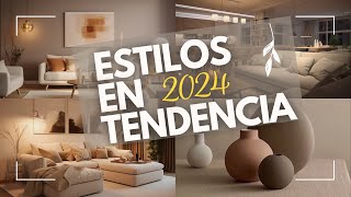 TENDENCIAS para 2024  Diseño y decoracion de interiores  Home decor [upl. by Nebur]