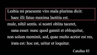 Catullus 83 [upl. by Bayard126]