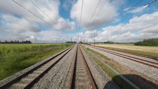 4K Førerrumsvideo  Cabride Denmark Køge Nord  Ringsted [upl. by Nalyt]