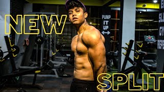 NEW SPLIT WORKOUT VLOG gymmotivation vlog gymlifestyle [upl. by Letram]