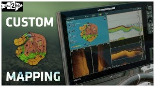 How to Custom Map Spots with Humminbird AutoChart Live [upl. by Zurciram]