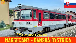 Cab Ride Margecany  Červená Skala  Banská Bystrica Slovakia train drivers view 4K [upl. by Dave]