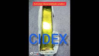 Activated Glutaraldehyde solution CIDEXClinicallife [upl. by Nosyarg]