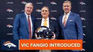 Vic Fangio Introduced as Broncos Head Coach [upl. by Wane867]