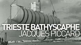 Jacques Piccard answering about Trieste Bathyscaphe French Only  © Musée du Léman [upl. by Teerpnam368]