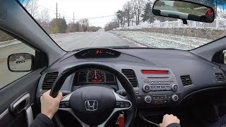 2008 Honda Civic Si with 214000 miles  POV Review [upl. by Yelrihs26]