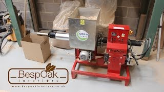 Briquetting Machine Sawdust Ph Briquette Press Review [upl. by Hiltner413]