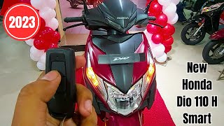 Ye Hai New Launch Honda Dio 110 H smart 2023 Model Review  Price Mileage Features New Changes🔥 [upl. by Ellinet]