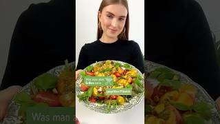 Gegrillter PfirsichBurrataSalat – fruchtiger Sommergenuss 🍃🌞  REWE Deine Küche rezept salat [upl. by Parsaye]