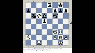 Papaioannou Ioannis vs Sirigos Nikolaos  Greece Chess U20 27th 1995 [upl. by Iroj952]