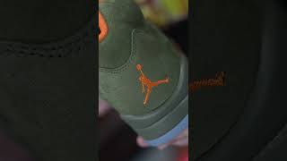 REVIEWING THE AIR JORDAN 5 OLIVE SNEAKERS IN UNDER 60 SECONDS [upl. by Annoik]